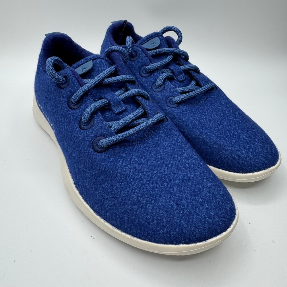 Allbirds Wool Runners Blue Sam's Club Logo Sneakers Womens 8
